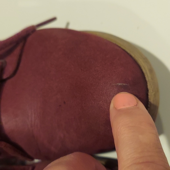 FINAL PRICE🔥Steve Madden Lace Color burgundy 👢 boot - Picture 6 of 15